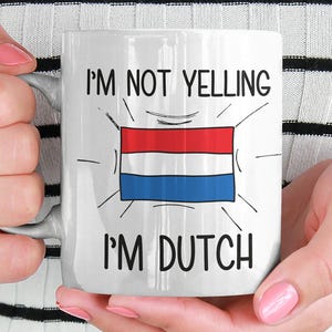 Cadeau pour les Pays-Bas, Mug hollandaise amusante, Cadeau pour les Pays-Bas, Souvenirs du drapeau néerlandais des Pays-Bas, Cadeau d'anniversaire pour les Pays-Bas, Cadeau pour les Pays-Bas