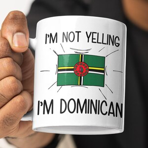 Gift For Dominican, Funny Dominican Coffee Mug, Dominica Gift, Dominican Flag Dominica Souvenirs, Dominican Birthday Gift