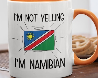 Namibian Coffee Mug, Namibia Flag, Namibia Souvenir