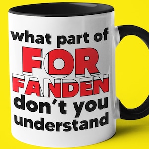 Funny Danish Mug, Danish Gift For Men, Denmark Souvenir