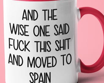 Moving To Spain Coffee Mug, Spain Relocation Souvenir