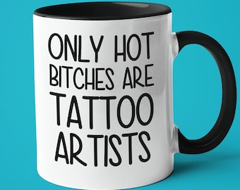 Tattoo Artist Coffee Mug, Tattoo Studio Souvenir