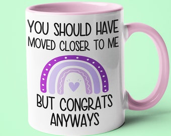 Tazza da caffè d'addio, divertente regalo di addio al celibato per un amico, per una nuova casa o per un regalo di inaugurazione della casa