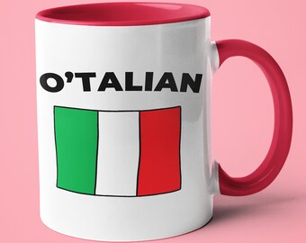 Geschenk für Italiener, Italien Kaffeebecher, O'talian Spruchtasse