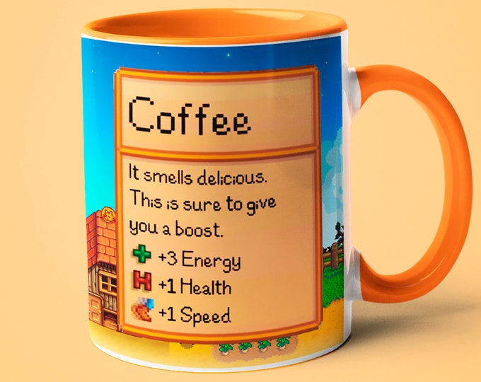 Stardew Valley Mug, Stardew Valley Gift, Valley Coffee Mug, Stardew Valley Game, Stardew Valley Cup, Stardew Mug, Video Game Mug, Gamer Mug