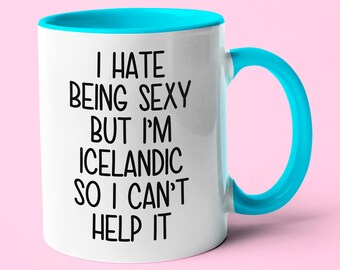 Icelandic Coffee Mug, Funny Gift for Icelandic Wife or Husband, Iceland Souvenir