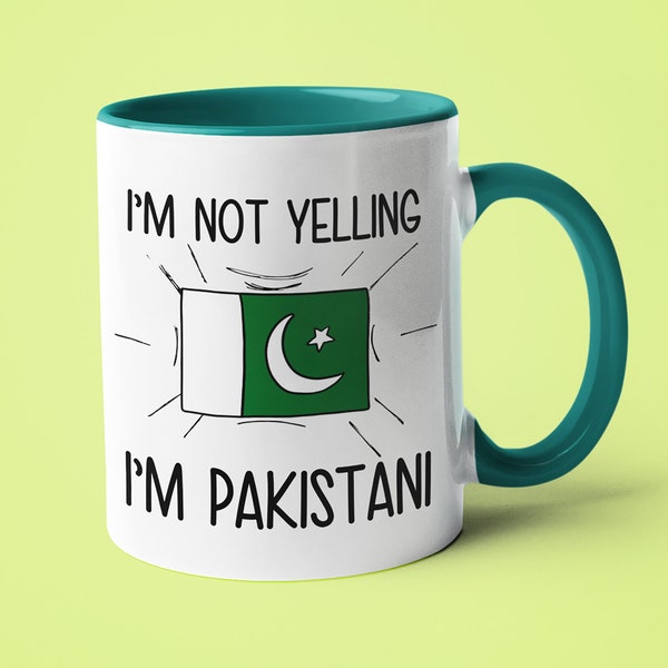 I'm Not Yelling I'm Pakistani Mug, Pakistani Gift Idea, Gift For Pakistani, Pakistani Gift, Pakistani Dad Gift, Pakistani Friend Gift