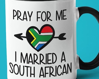 Mok Zuid-Afrikaanse echtgenoot, grappig cadeau voor vrouw of man