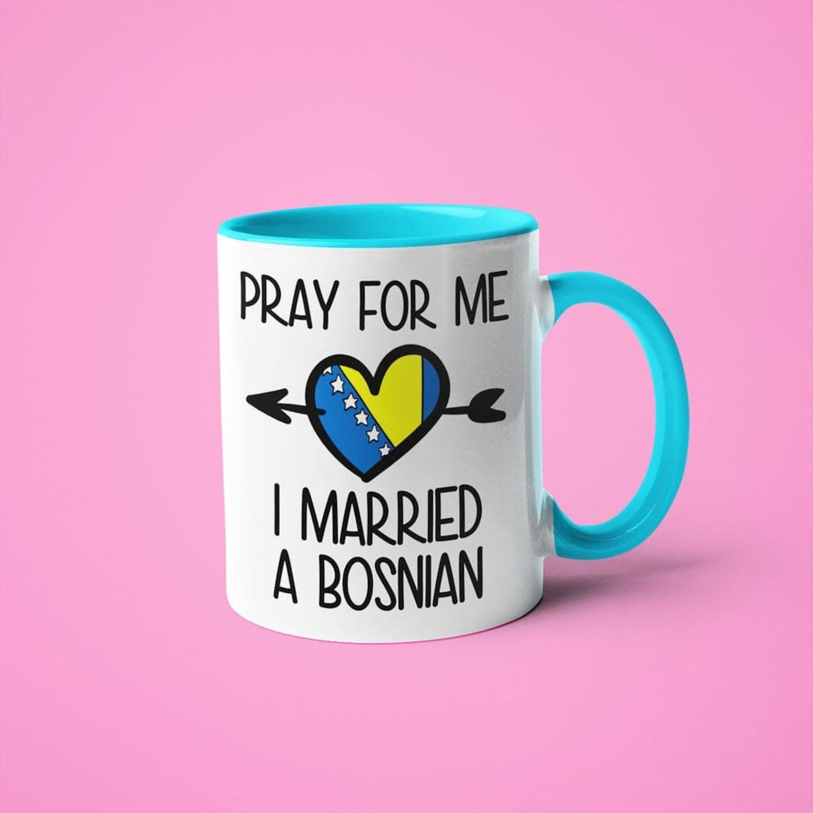 Funny Bosnian Spouse Mug, Bosnian Husband or Wife Gift