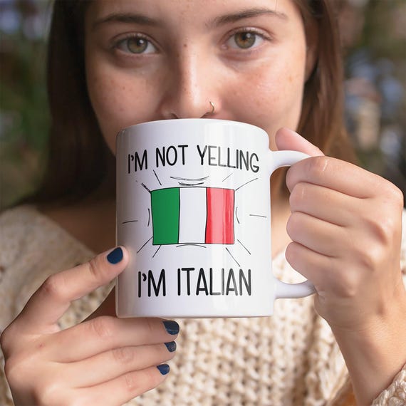 Italian Coffee Mug, Gift for Italian, Italy Souvenir