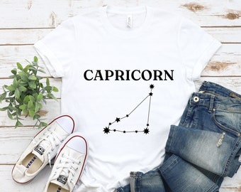 Astrology Shirt, Capricorn Zodiac Shirt for Women, Capricorn Zodiac Shirt, Capricorn Birthday Shirt, Astrology Gift, Horoscope Gift