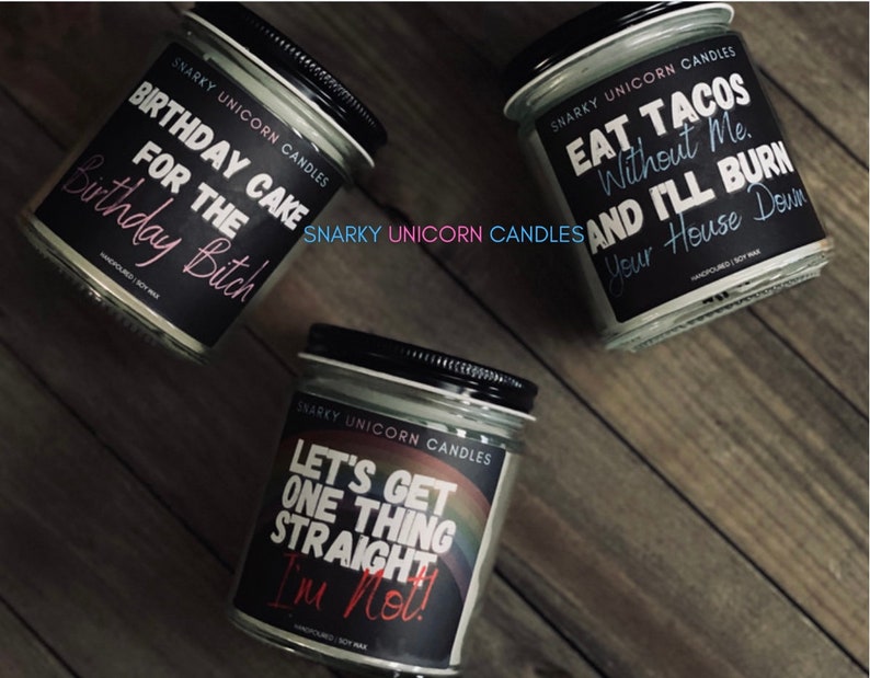 MOIST Funny 8 oz Soy Candle Gag Gift Candle Etsy