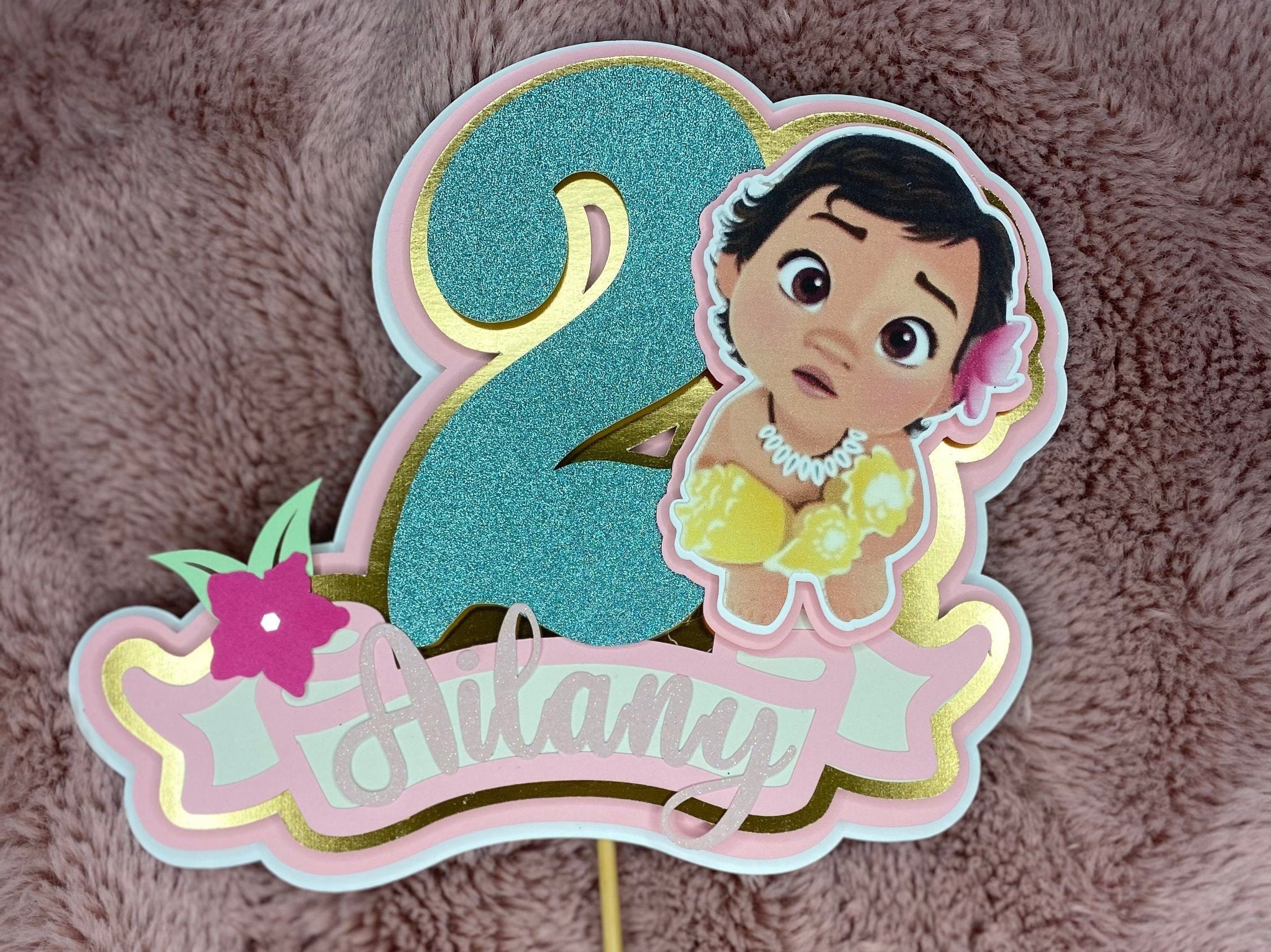 3D Moana Cake Topper Moana Birthday Party Moana Baby Cake - Etsy India