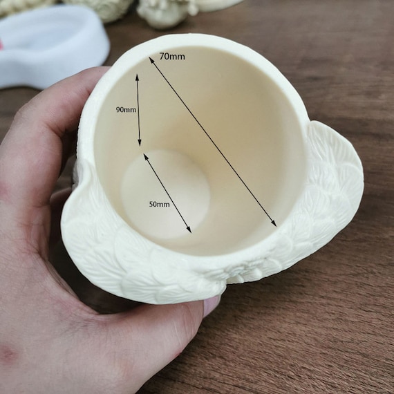 3D Latte Tumbler Silicone Mold