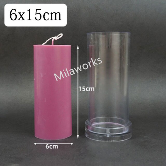 Cylindrical Candle Molds for Candles Making Pillar Candle Etsy