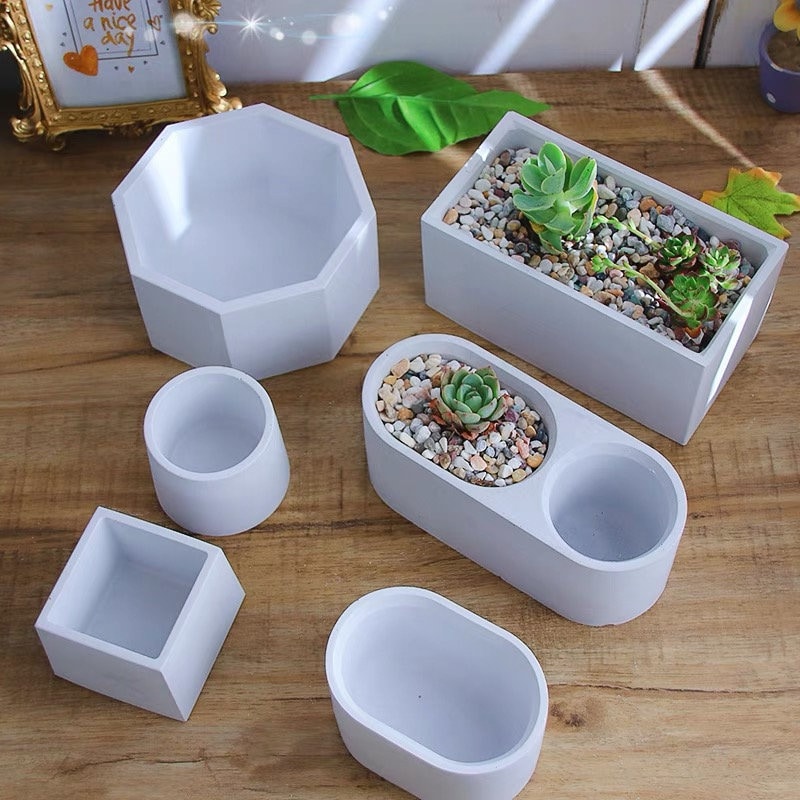 Square Box Silicone Mold | Flower Pot Mould | Small Container Mold | Epoxy  Resin Mold | UV Resin Craft Supplies (50mm x 33mm)