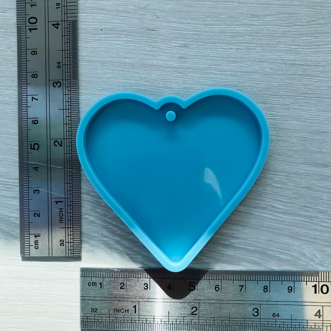 Heart keychain mold Heart silicone mold for epoxy resin Etsy