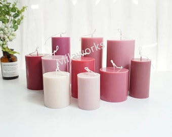 Cylindrical Candle Molds: DIY Pillar Candle Making Supplies