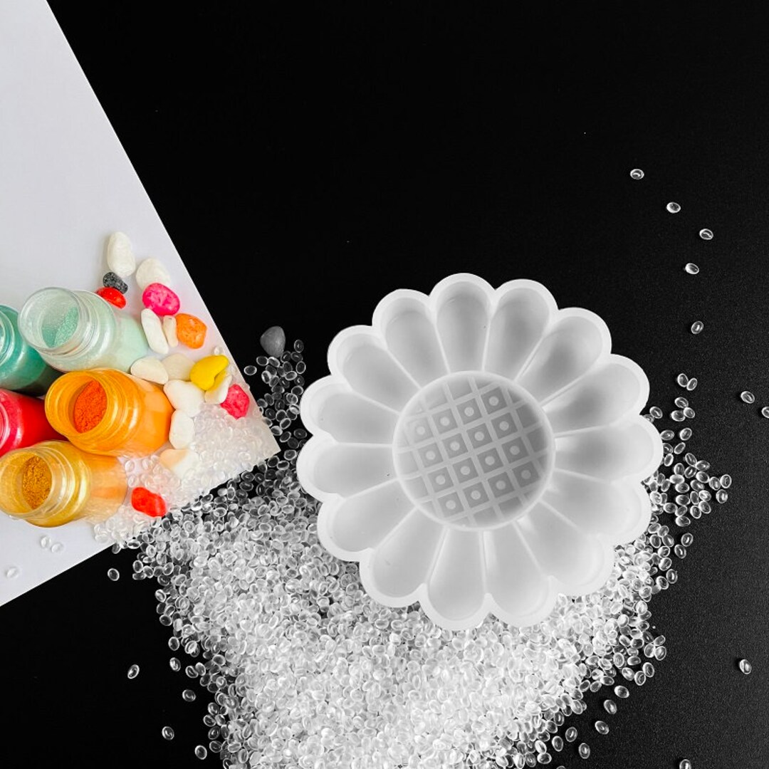 New Sunflower Car Freshie Mold Silicone Molds for Aroma Beads Air