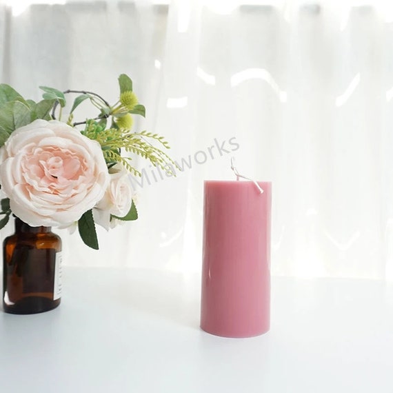 Cylindrical Candle Molds for Candles Making, Pillar Candle Mold DIY Soy Wax  Beewax Handmade Supplies Moulds 