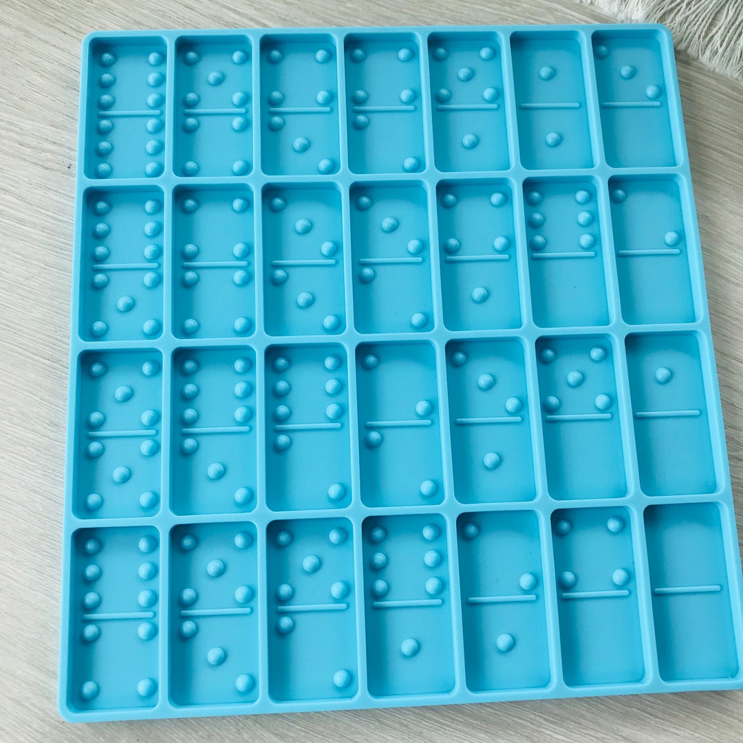 Silicone Resin Molds Domino, Domino Double Six Epoxy Resin Casting Game Mold,  Epoxy Resin Molds for