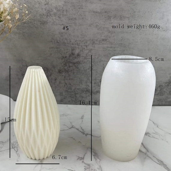 Moule en silicone - Bougie petit vase