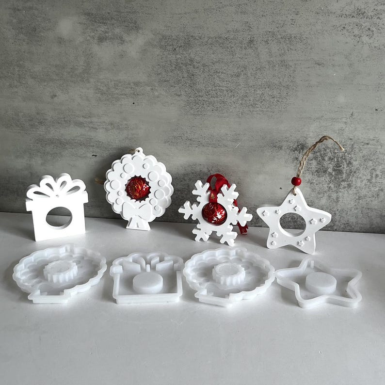 Diy Christmas Ornaments Moldsilicone Mold for Chocolate Candy