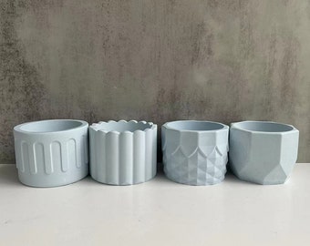 DIY Flower Pot Silicone Mold: Cement, Plaster, Resin
