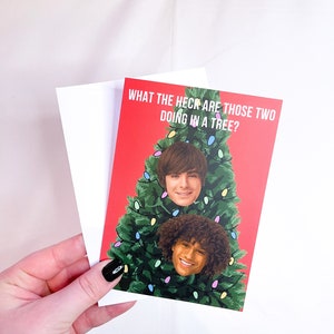 High School Musical A6 Christmas card