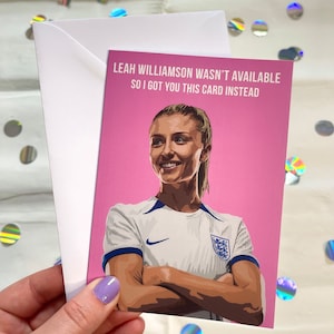 Williamson A6 celebration card