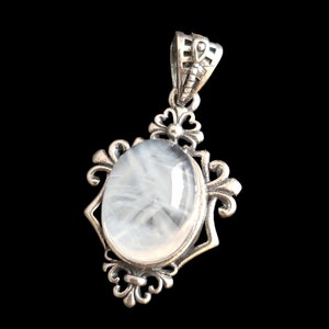 Angel Feather Quartz  S925 Pendant