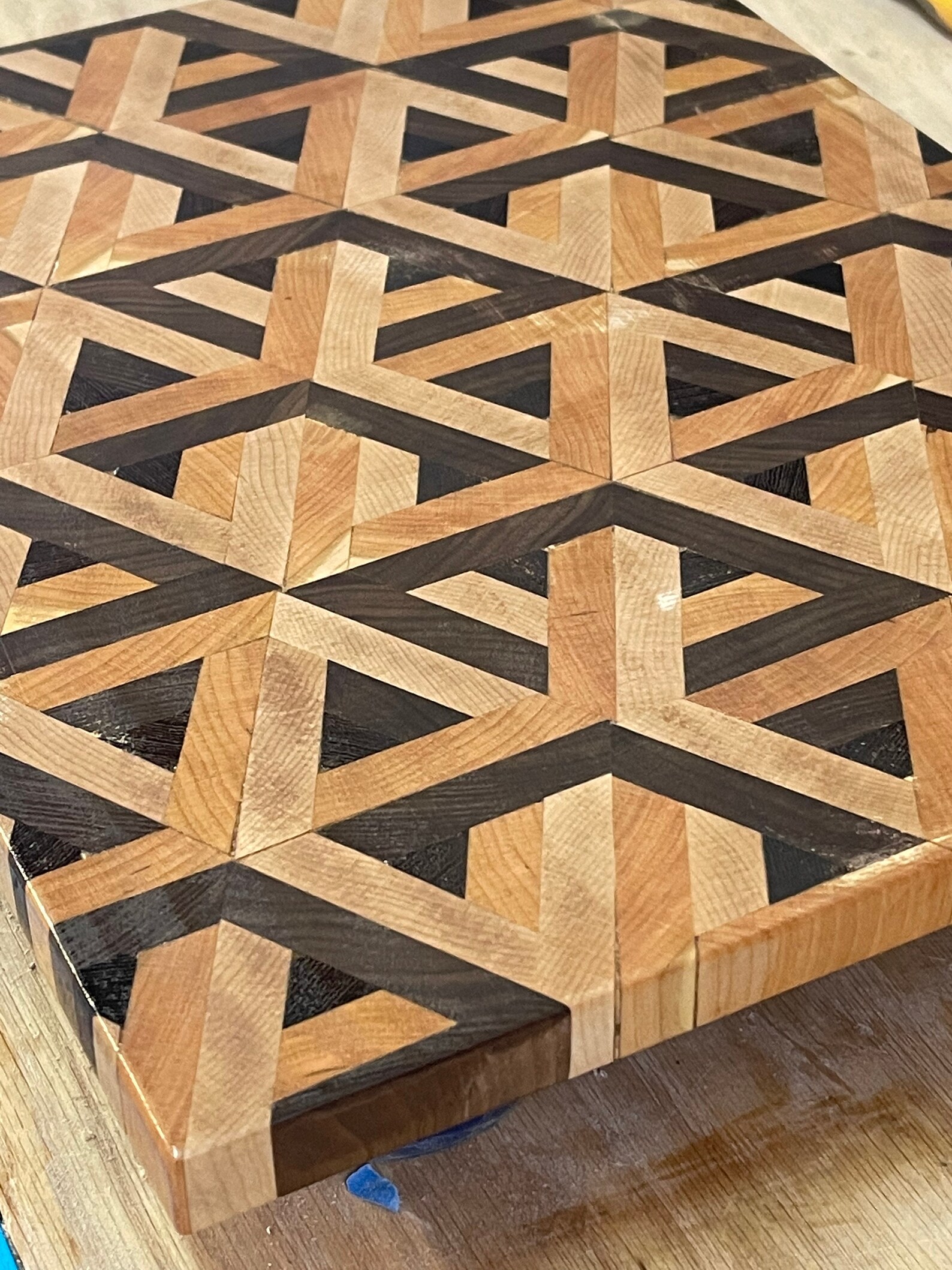 3D End Grain Cutting Board Etsy