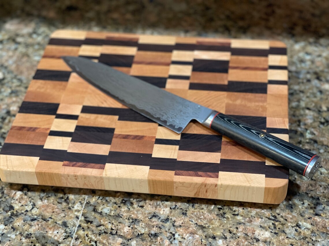 End Grain Cutting Board Custom Size Etsy