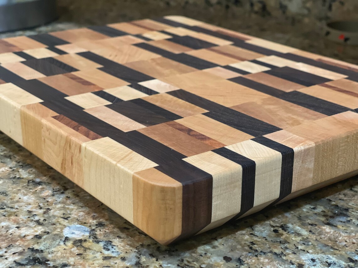 End Grain Cutting Board Custom Size Etsy
