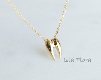 Single Mini Tooth Pendant Necklace, Gold Plated Dentistry Chic, Tooth Fairy Charm, Cute Graduation, Fine Minimalist Jewelry, Bridesmaid Gift