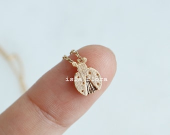 Dainty Lucky Ladybug Cute Antenna Necklace, 18k Gold Dipped, Silver Brushed Look, Spring Flower Dangle, Minimalist Jewelry, bridesmaid Gift