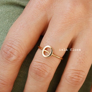 Letter O Ring Etsy