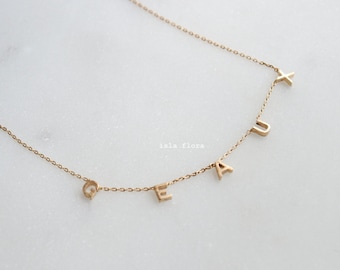 Brushed Geaux Station Necklace, Silver State Tigers Pride, Stacking, Dainty, Minimalist, Gold, Silver Detailed, Versatile Bestie Gift Her