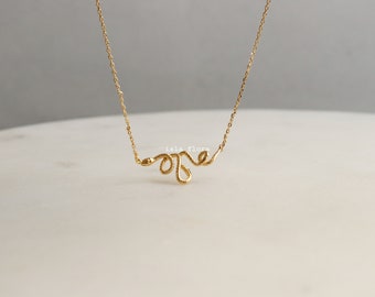 Snake Locomotion Double Pendant Necklace, Medusa Vibes, Gold Silver, Aesthetic Fun, Cosplay, Minimalist Jewelry, Serpentine Charm, Gift Her