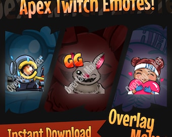Emoticonos de Twitch inspirados en Apex