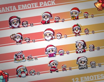 Paquete de gestos de Papá Noel