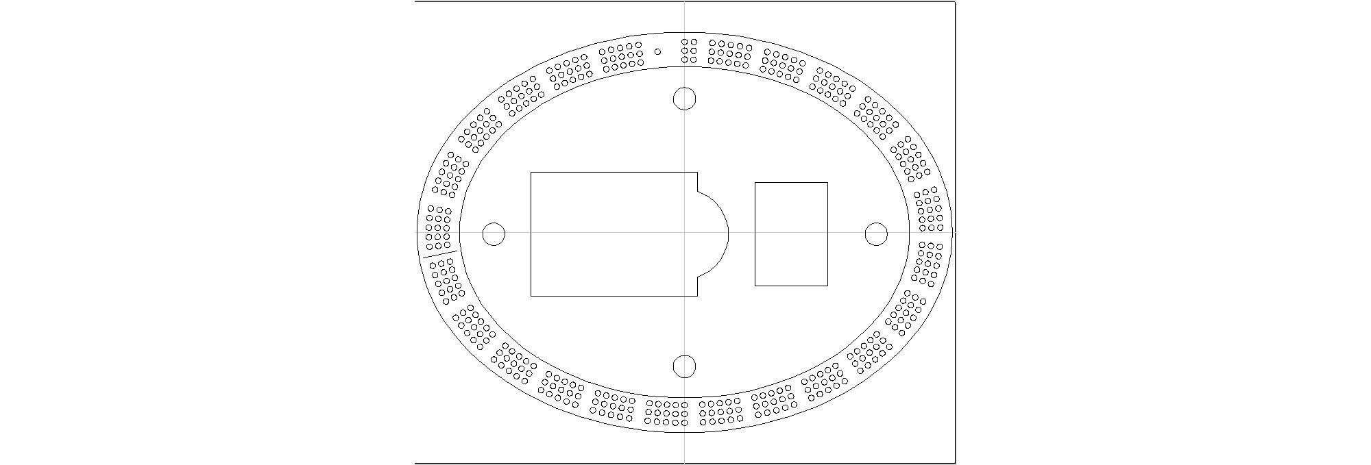Two Piece Oval Cribbage Board Etsy