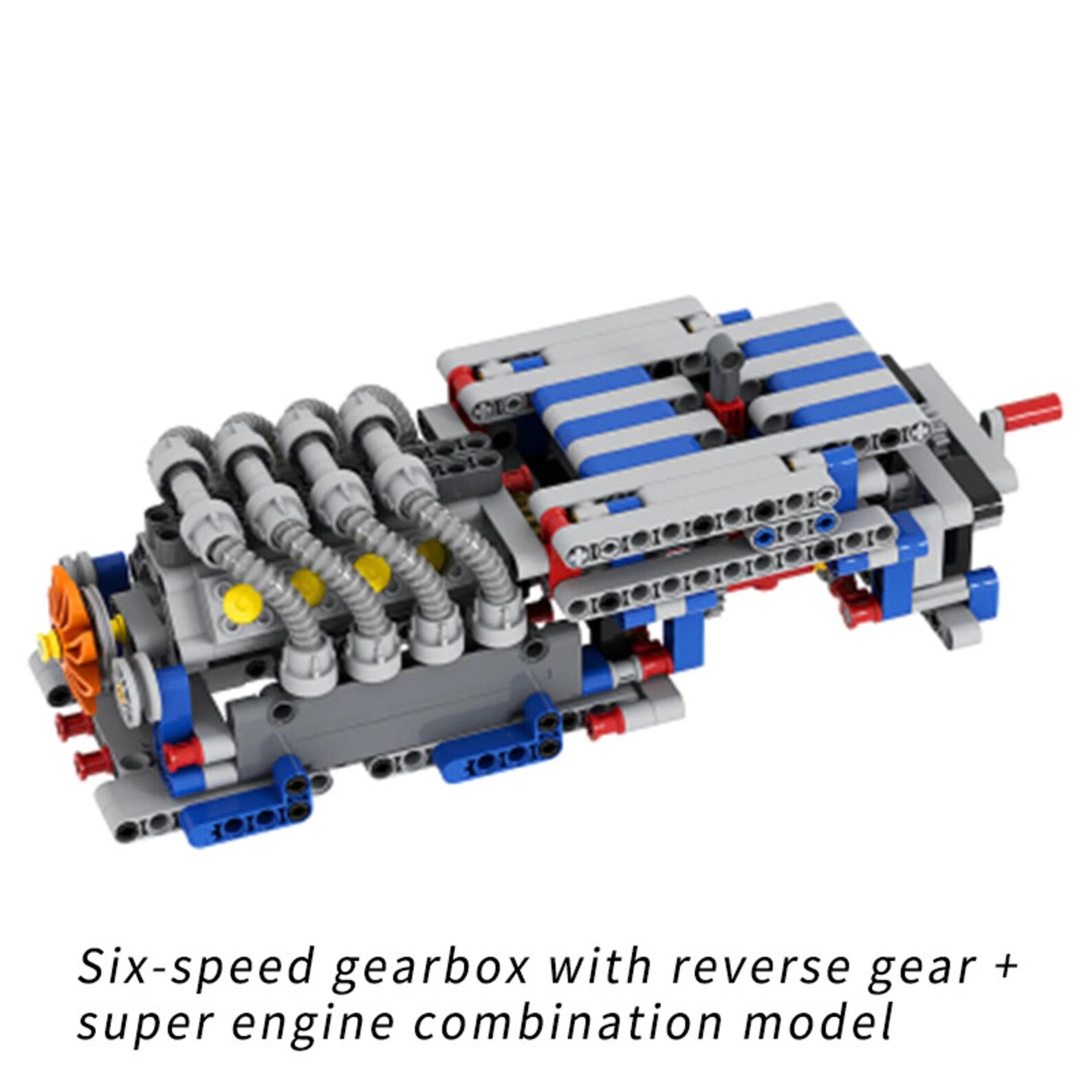 LEGO Gearbox With Hightech Power Functions Motors and Engine Etsy UK