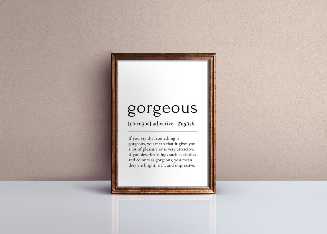 Definition Printable Wall Poster Instant Download A4 Etsy