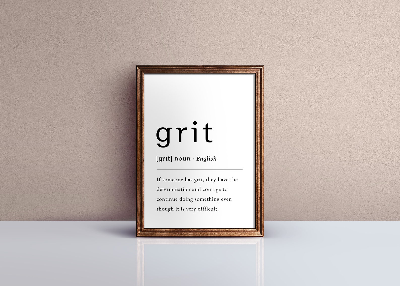 definition essay about grit