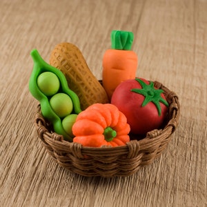 Gomma per cancellare arachidi vegetali Gomma Iwako Japan Stationery "opzioni separate" pomodoro carota zucca fagioli verdi della pace