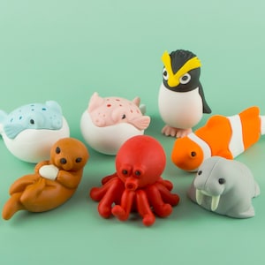 Iwako Sea Animal Eraser: 3D-puzzelwisser, gemaakt in Japan