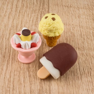 Gomme pour crème glacée Iwako Japon : gomme pour casse-tête 3D, papeterie à dessert