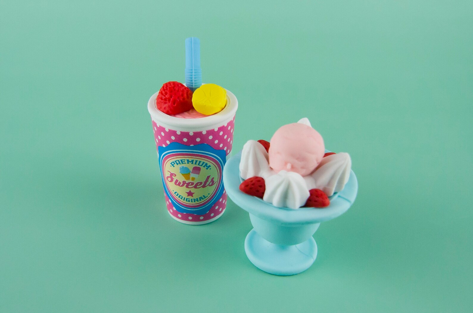 Ice Cream 7pcs Eraser Rubber Iwako Japan Stationery Blister Etsy