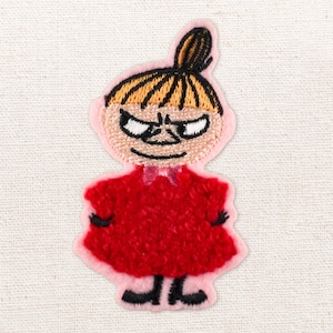 Moomin Little My Iron On Patch: Embroidered Applique
